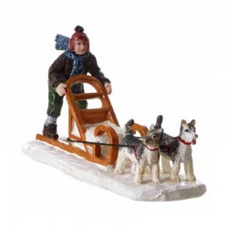 Scène "Dog sleigh" - LUVILLE
