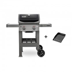 Barbecue au gaz Spirit II E-210 noir + plancha de la marque Weber