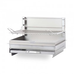 Barbecue charbon Vintage Montory à poser ou encastrer - Inox de la marque Le Marquier