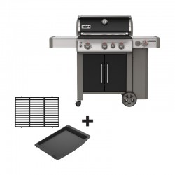 Barbecue au gaz Genesis II EP-335 GBS noir + pack grille/plancha offert de la marque Weber