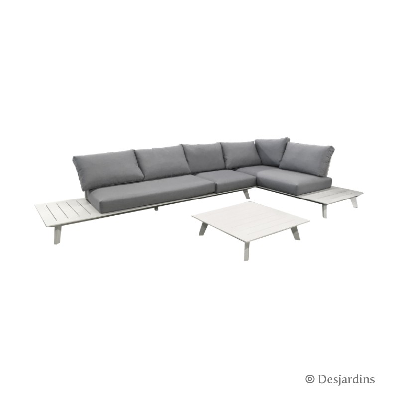 Ensemble Norwich - Blanc/gris - de la marque Desjardins Ensemble Norwich - Blanc/gris - de la marque Desjardins