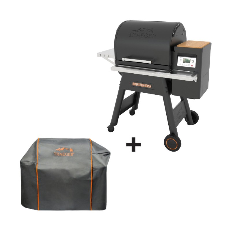 Barbecue à pellets Timberline 850 noir + housse offerte de la marque Traeger Barbecue à pellets Timberline 850 noir + housse offerte de la marque Traeger