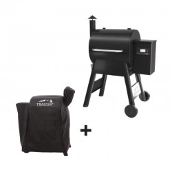 Barbecue à pellets PRO 575 noir + housse offerte de la marque Traeger