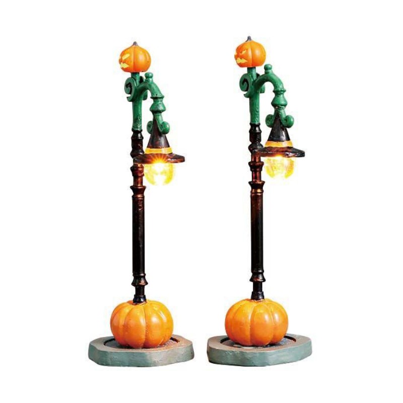 Lampadaire Witch Pumpkin Patch X2 de la marque Lemax