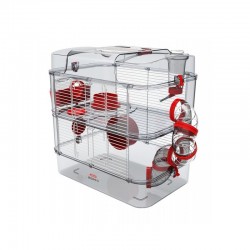 Cage Rody.3 - Duo - Rouge grenadine de la marque Zolux