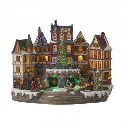 Scène Village scenery with christmas tree de la marque Luville