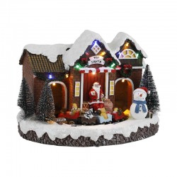 Scène Village with Santa and Train de la marque Luville