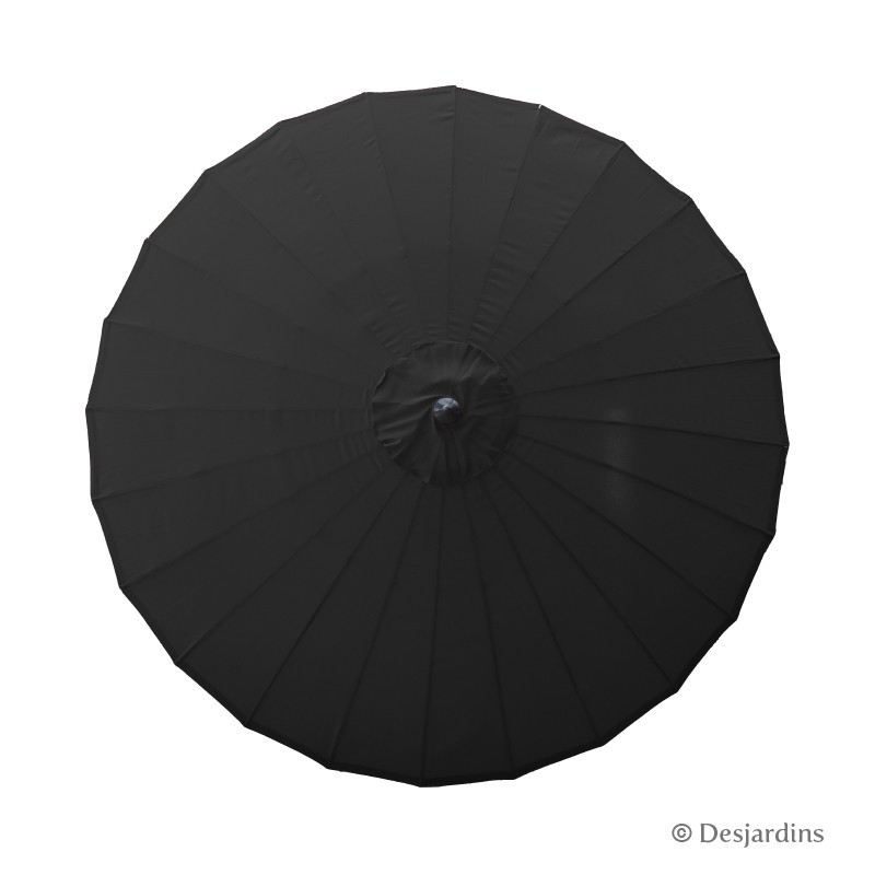 Parasol Rond Zen Noir Desjardins Desjardins Fr