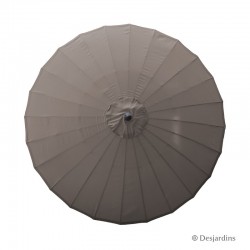 Parasol rond Zen - Taupe -...