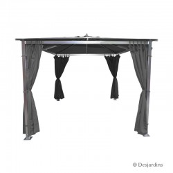 Tonnelle grise 3x3 m -...