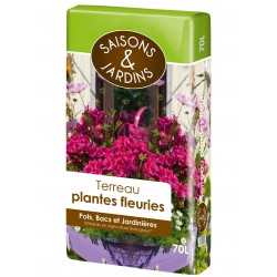 Terreau plantes fleuries...