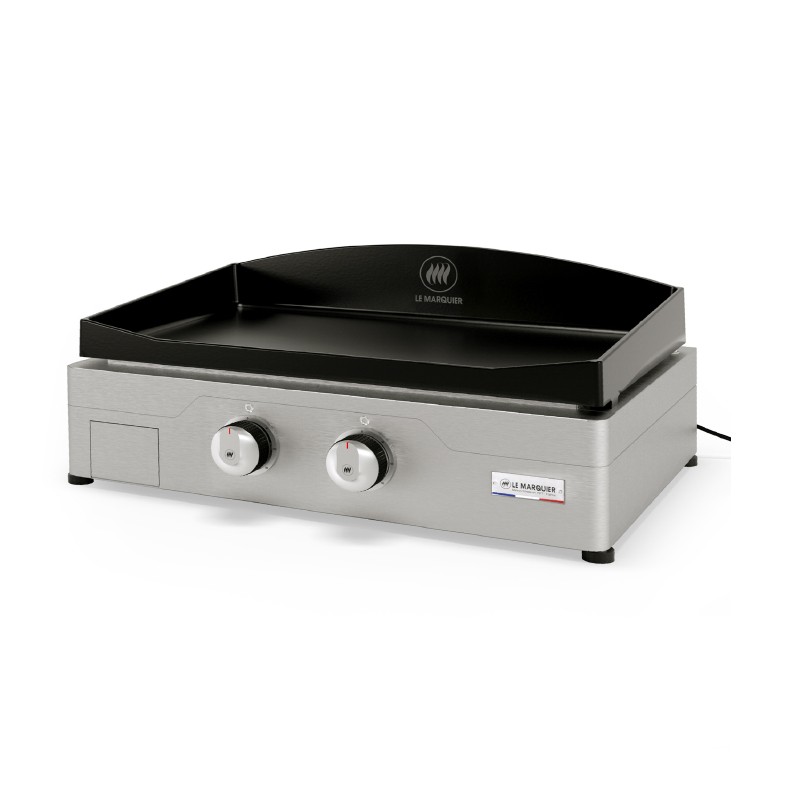 Plancha électrique à poser Signature Allure 260 2 brûleurs - inox - Le ...