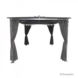 Tonnelle grise 4x4 m -...