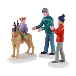 Figurines "Rover Plays Rudolph" - LEMAX 