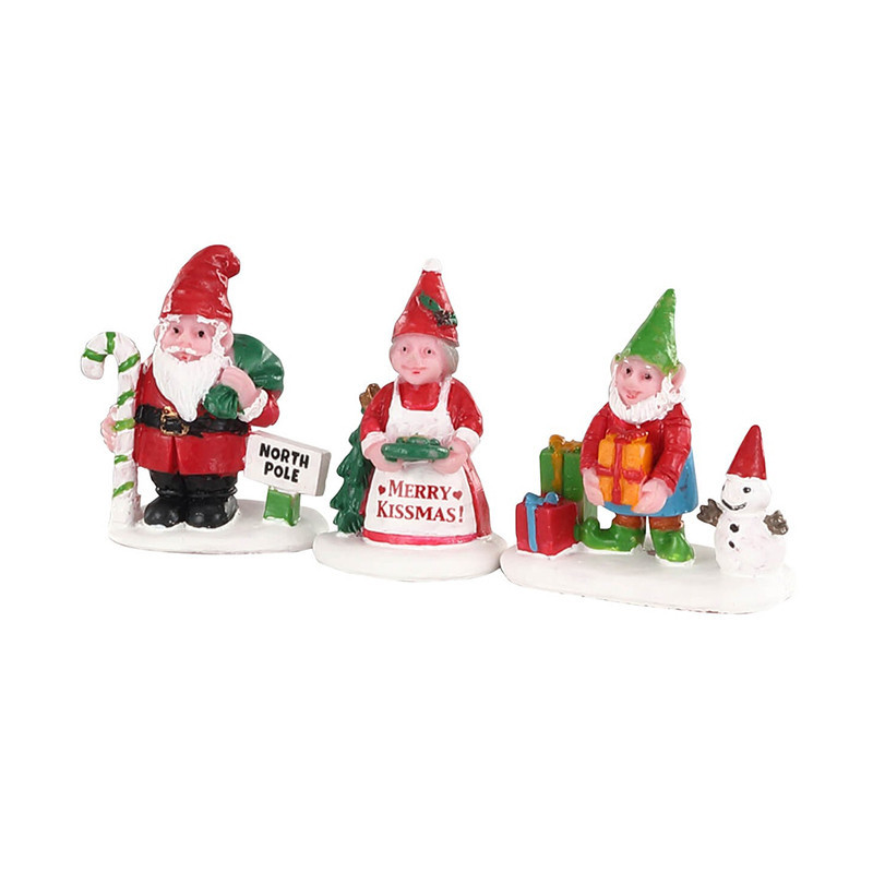 CHRISTMAS GARDEN GNOMES - LEMAX 