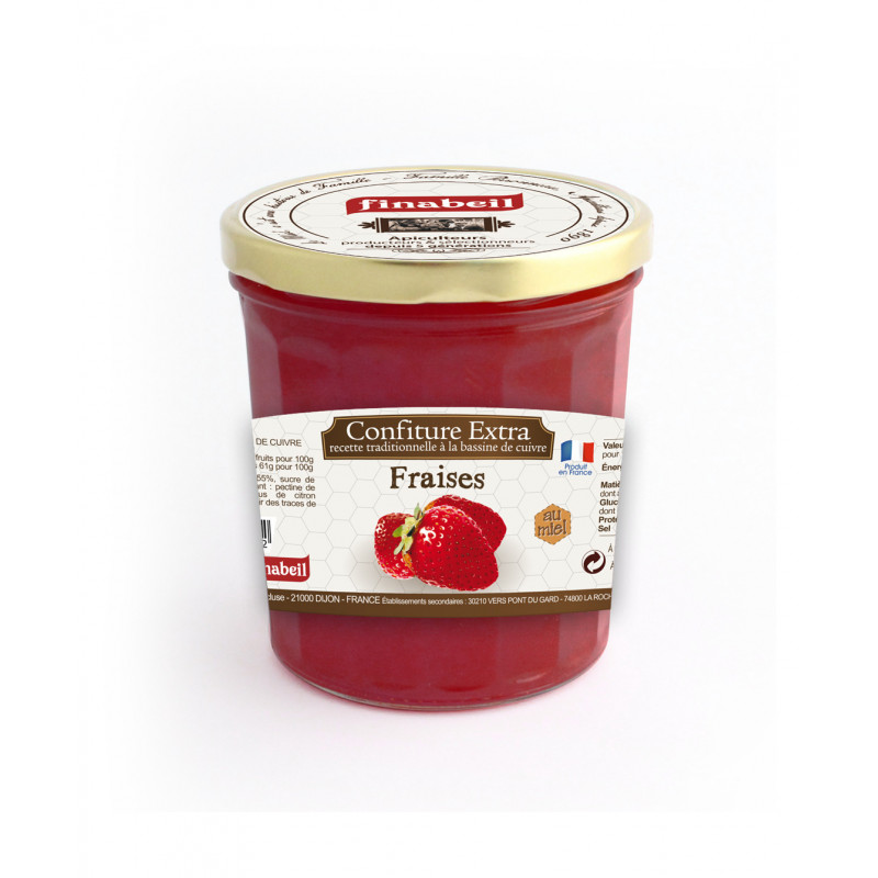 Confiture fraises 375g - FINABEIL 