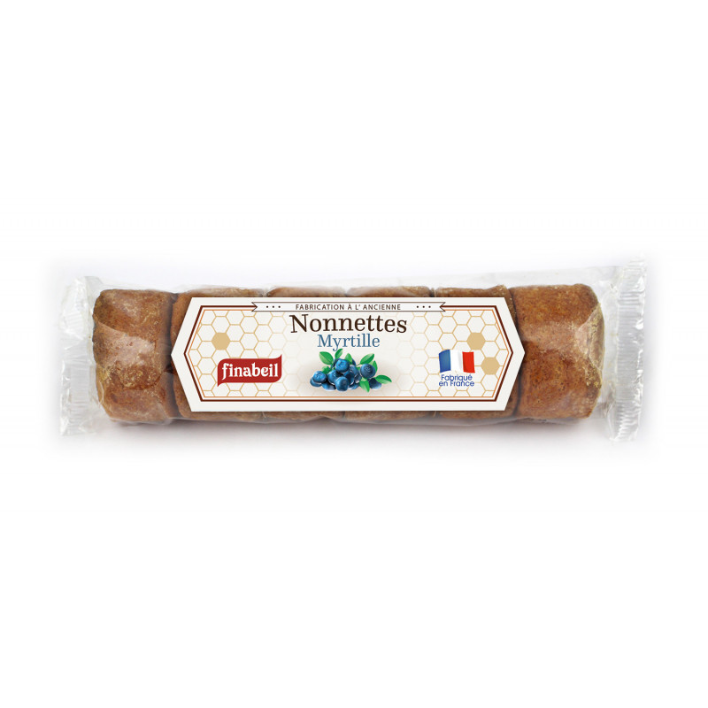 Nonnettes fourrées myrtille 200g - FINABEIL 