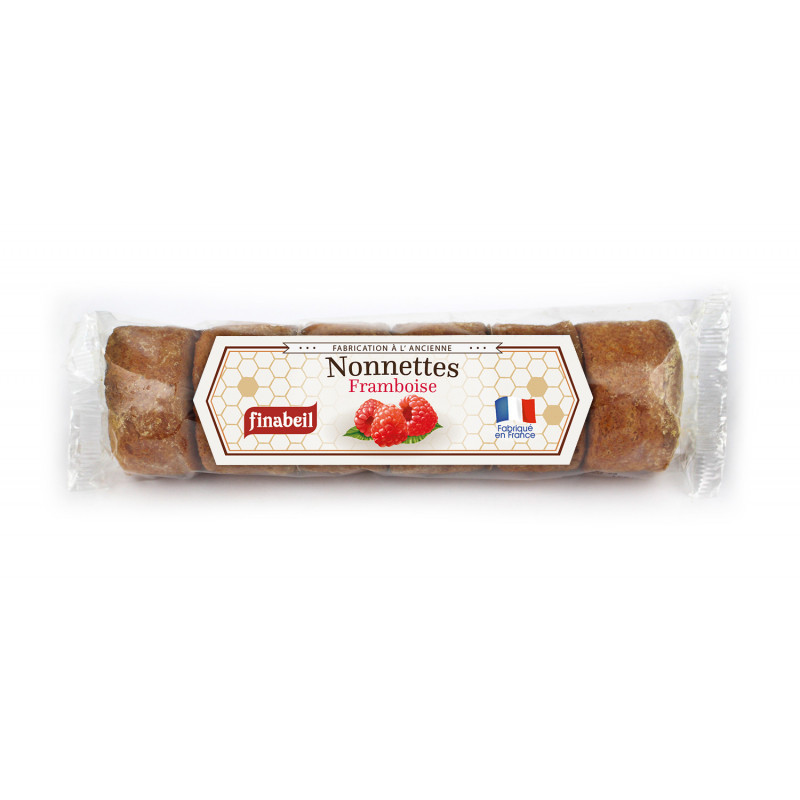 Nonnettes fourrées framboise 200g - FINABEIL 