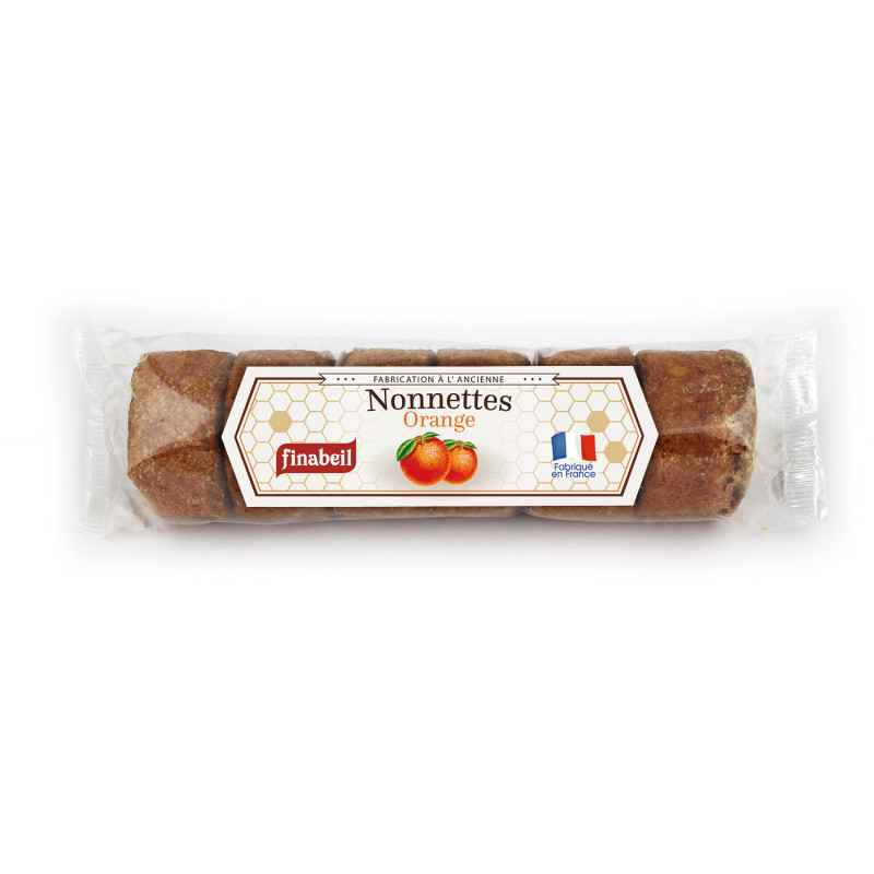 Nonnettes fourrées orange 200g - FINABEIL 