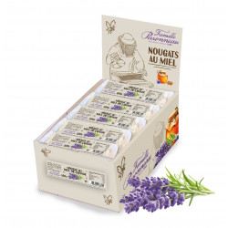 Nougat blanc au miel de lavande présentoir 100g - FINABEIL 