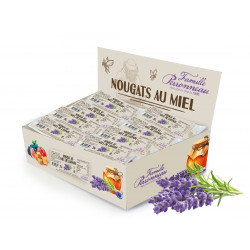 Nougat blanc au miel de lavande présentoir 35g - FINABEIL 