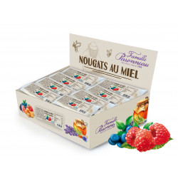 Nougat myrtille framboise au miel 30g - FINABEIL 