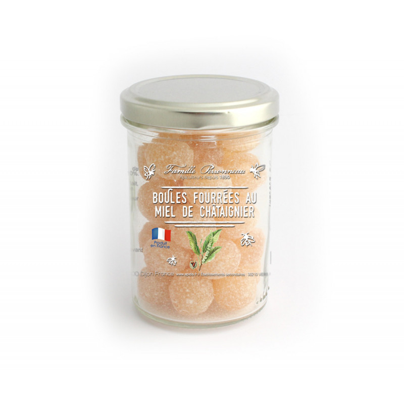 Bonbons boules fourrées miel châtaignier 150g - FINABEIL 