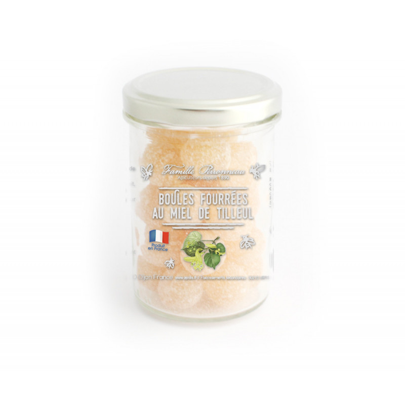 Bonbons boules fourrées miel tilleul 150g - FINABEIL 