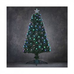 SAPIN FIBRE OPTIQUE VERT GENOVA MULTICOL. 90CM - LUCA LIGHTING