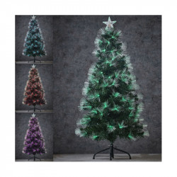 SAPIN FIBRE OPTIQUE VERT HIGHLAND MULTICOL. 120CM - LUCA LIGHTING