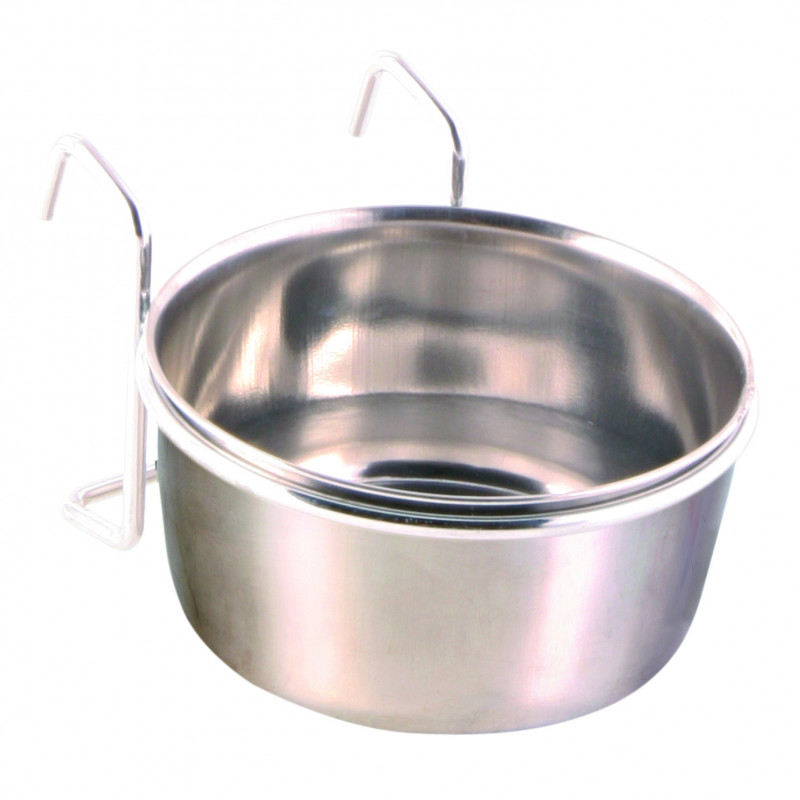 Écuelle inox avec support 300ml ø9cm - TRIXIE 