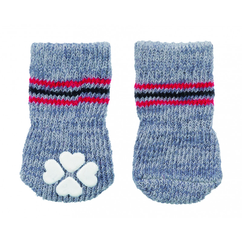 Chaussettes pour chien antidérapant XXS–XS-2pcs  - TRIXIE 