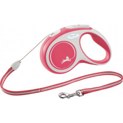 Laisse Flexi new comfort corde S: 5m rouge - TRIXIE 