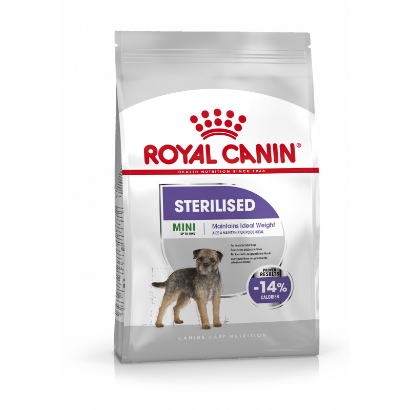 Mini sterilised Adult canine care nutrition 8kg - ROYAL CANIN 