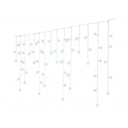 Guirlande stalactite lumineuse d'extérieur blanc froid - 7,5m - 175LEDs 