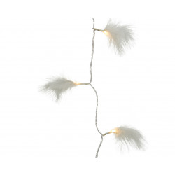 Guirlande lumineuse "Plumes" - 3 m - blanc chaud  - LUMINEO 