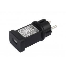 Adaptateur usb 5v-2a 5v/2a blanc - LUMINEO 