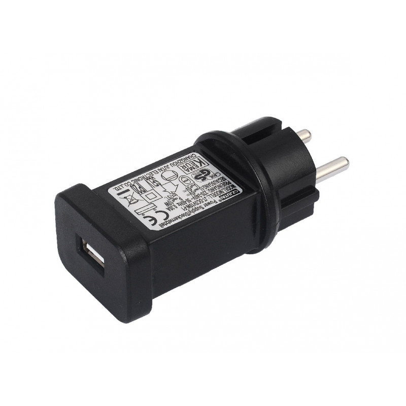 Adaptateur usb 5v-2a 5v/2a blanc - LUMINEO 