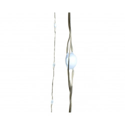 Guirlande microLED 495cm-100l blanc froid - LUMINEO 