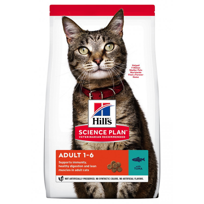 Croquettes pour chat au thon 3KG - HILL'S 