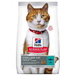 Croquettes pour chat stérilisé au thon 7KG - HILL'S 