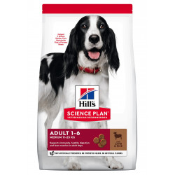 Croquettes pour chien à l'agneau et riz 2.5KG - HILL'S 