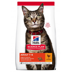 Croquettes pour chat au poulet 3KG - HILL'S 