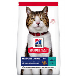 Croquettes pour chat âgé au thon 1.5KG - HILL'S 