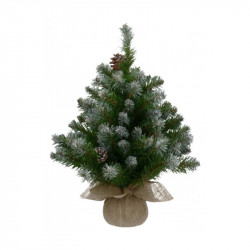 Sapin de Noël Empress givré 86 branches ø46-H60  - TRIUMPH TREE 