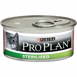Boite pour chat Proplan Sterilised thon/saumon - 85g 