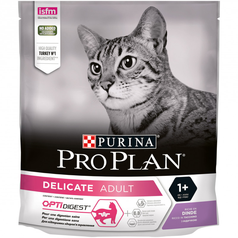 Croquettes chats-delicate adult dinde 400g - PURINA 