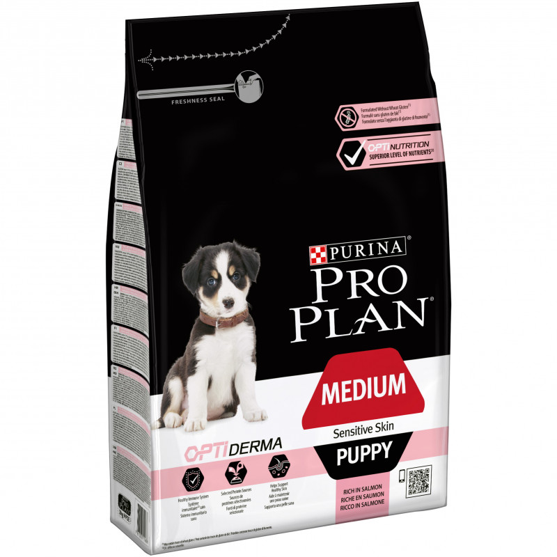 Croquettes medium puppy sensitive saumon 3kg - PURINA 