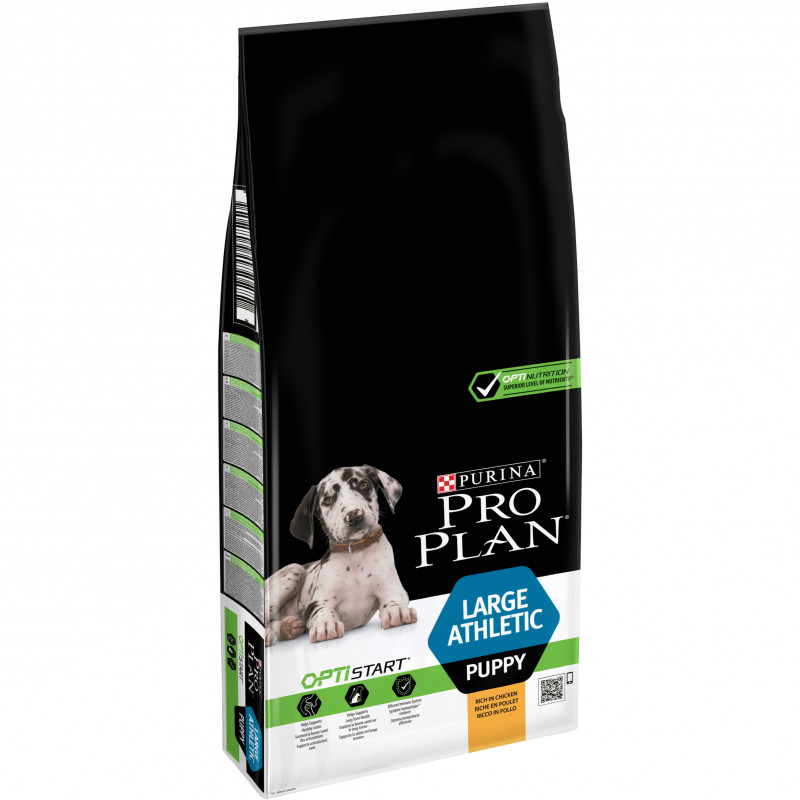 Croquettes large athletic puppy poulet&riz 12kg - PURINA 