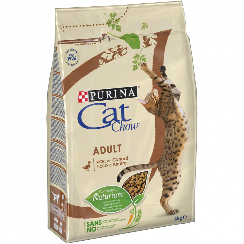 Croquettes chats-adult canard 3kg - PURINA 